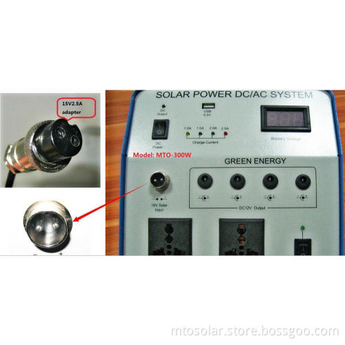 500w Portable green energy Solar Electric Generator